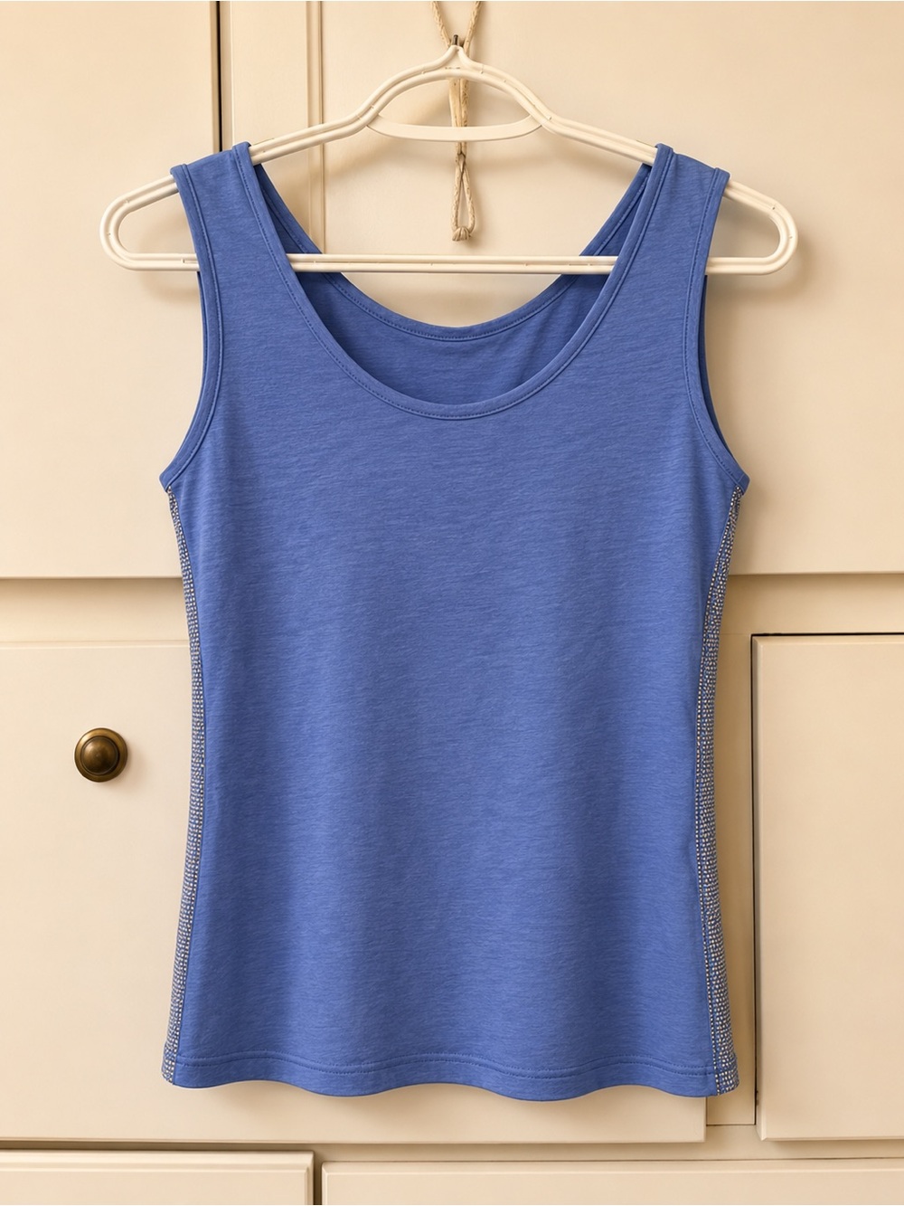 Everyday Scoop Neck Tank Top in Periwinkle Blue